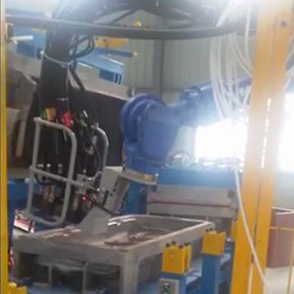 Automatic assembly line of automobile seat foaming equipment